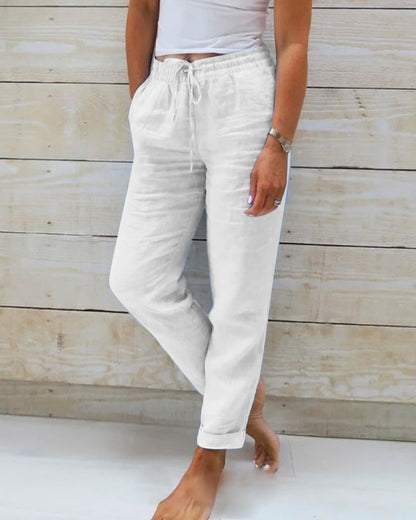 Lilly | Linen Blend Pants