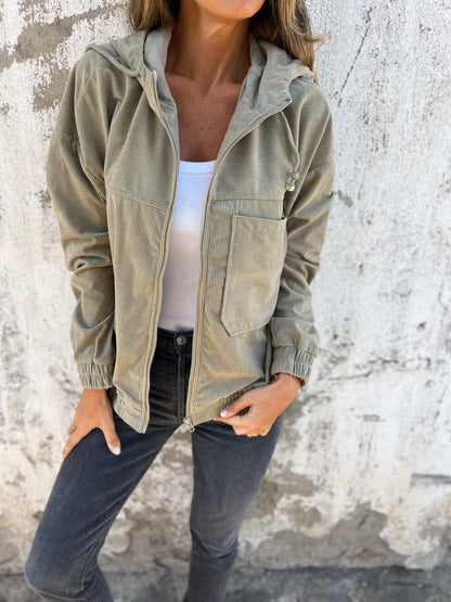 Audrey | Casual Jacket With Hood