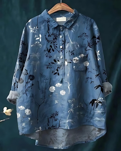 Effie | Artistic Floral Blouse