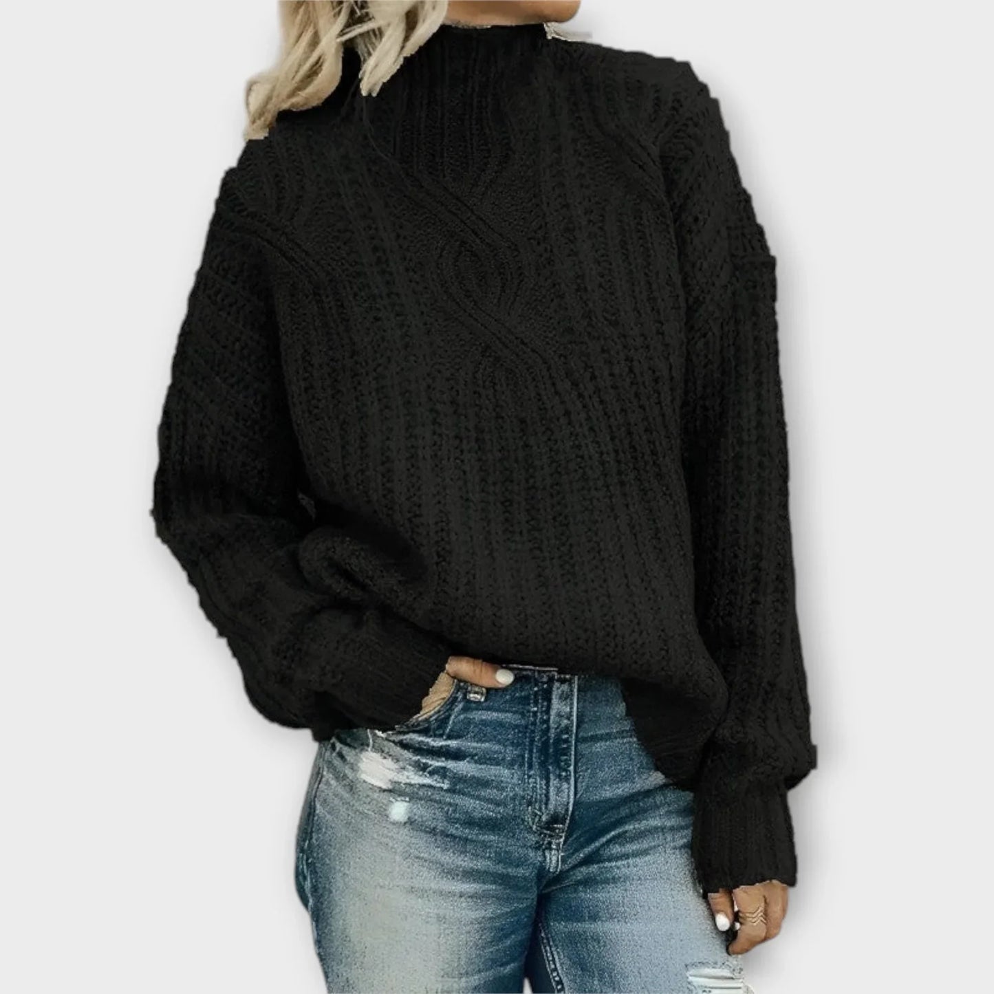 Salome - Modern High-Neck Sweater