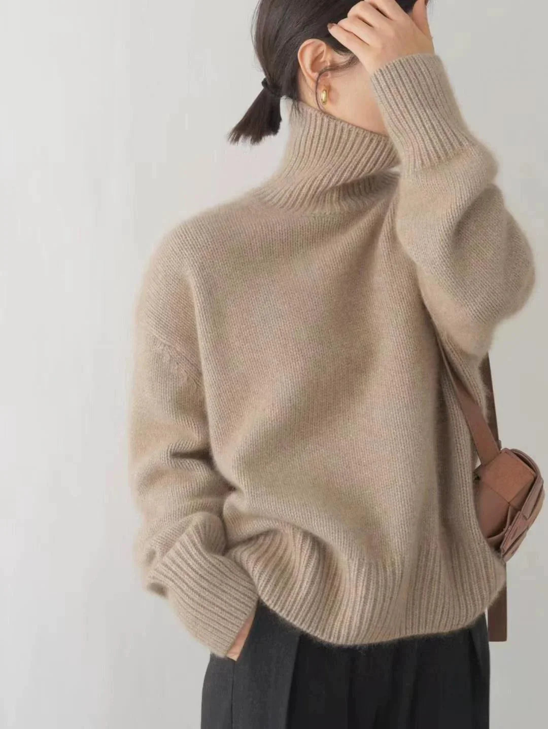 LENA™ | CASHMERE TURTLENECK JUMPER