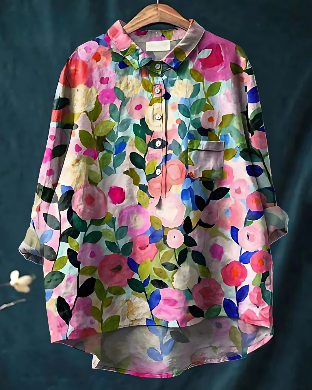 Effie | Artistic Floral Blouse