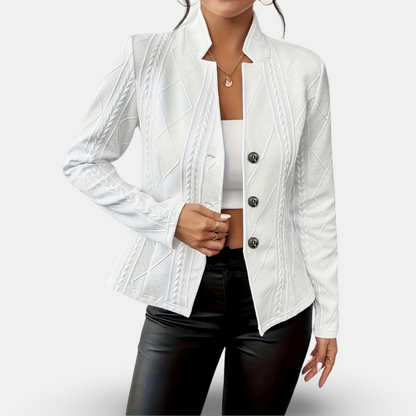 Ivora® | Textured Knit Blazer