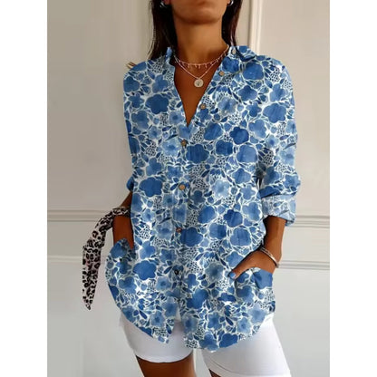 Elizabeth | Floral Serenity Blouse