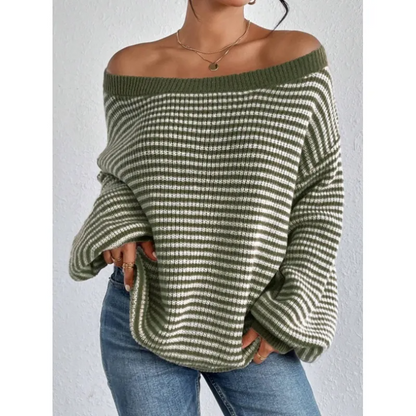 Zoya | Cozy Striped Knit Sweater