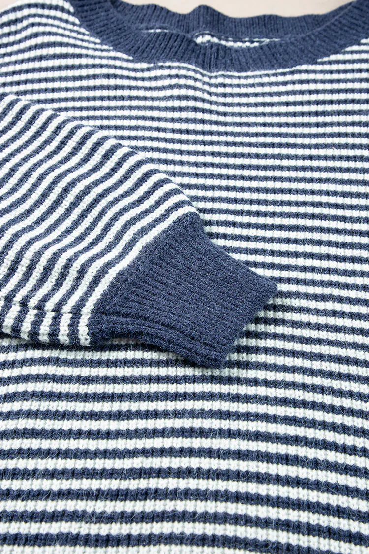 Zoya | Cozy Striped Knit Sweater