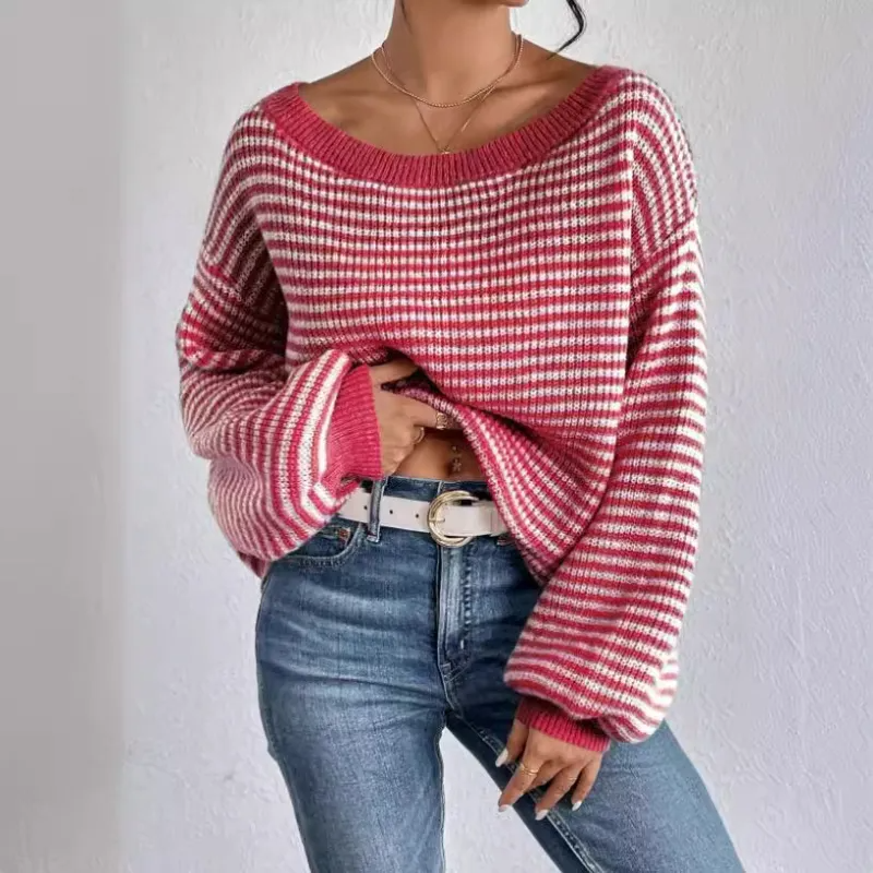 Zoya | Cozy Striped Knit Sweater