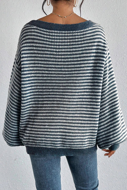 Zoya | Cozy Striped Knit Sweater