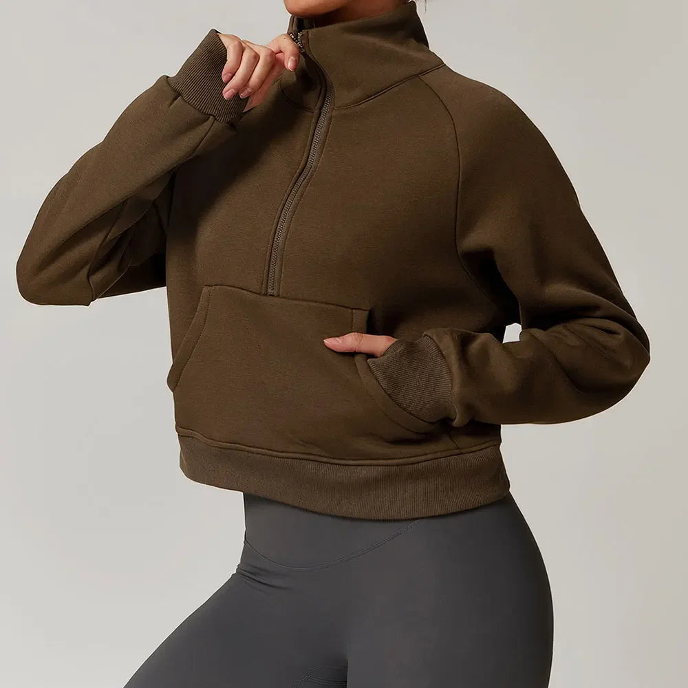 Vera | Sleek Half-Zip Sweater