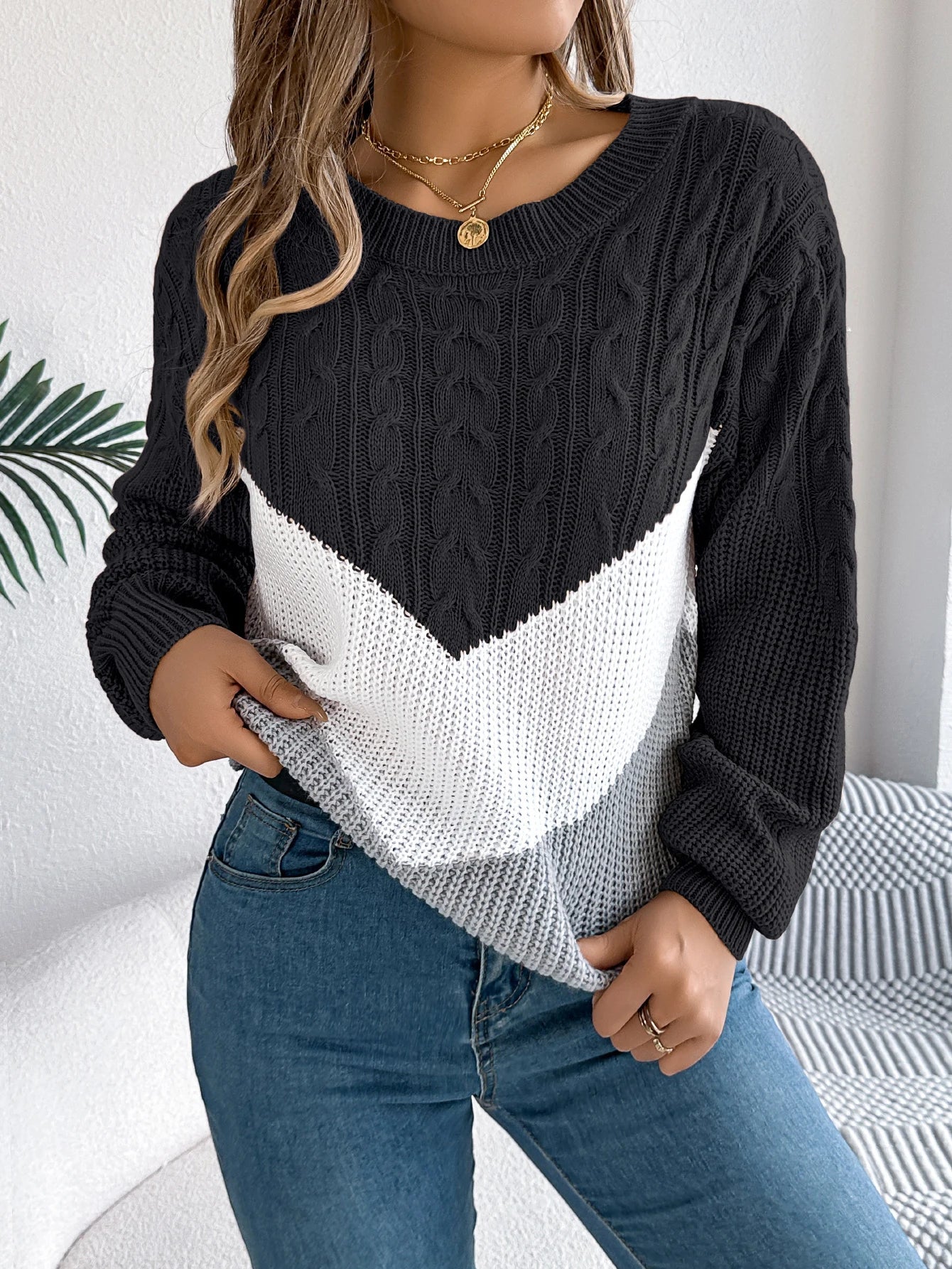 Asher - Chevron Stitch Pullover