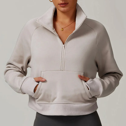 Vera | Sleek Half-Zip Sweater