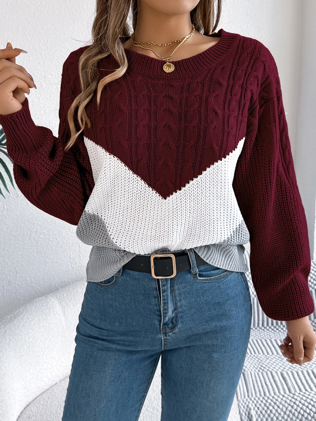 Asher - Chevron Stitch Pullover