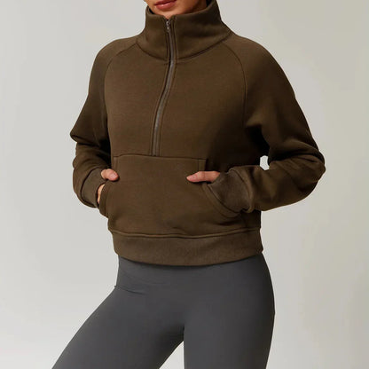 Vera | Sleek Half-Zip Sweater