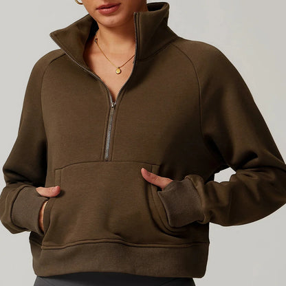 Vera | Sleek Half-Zip Sweater