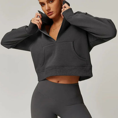 Vera | Sleek Half-Zip Sweater