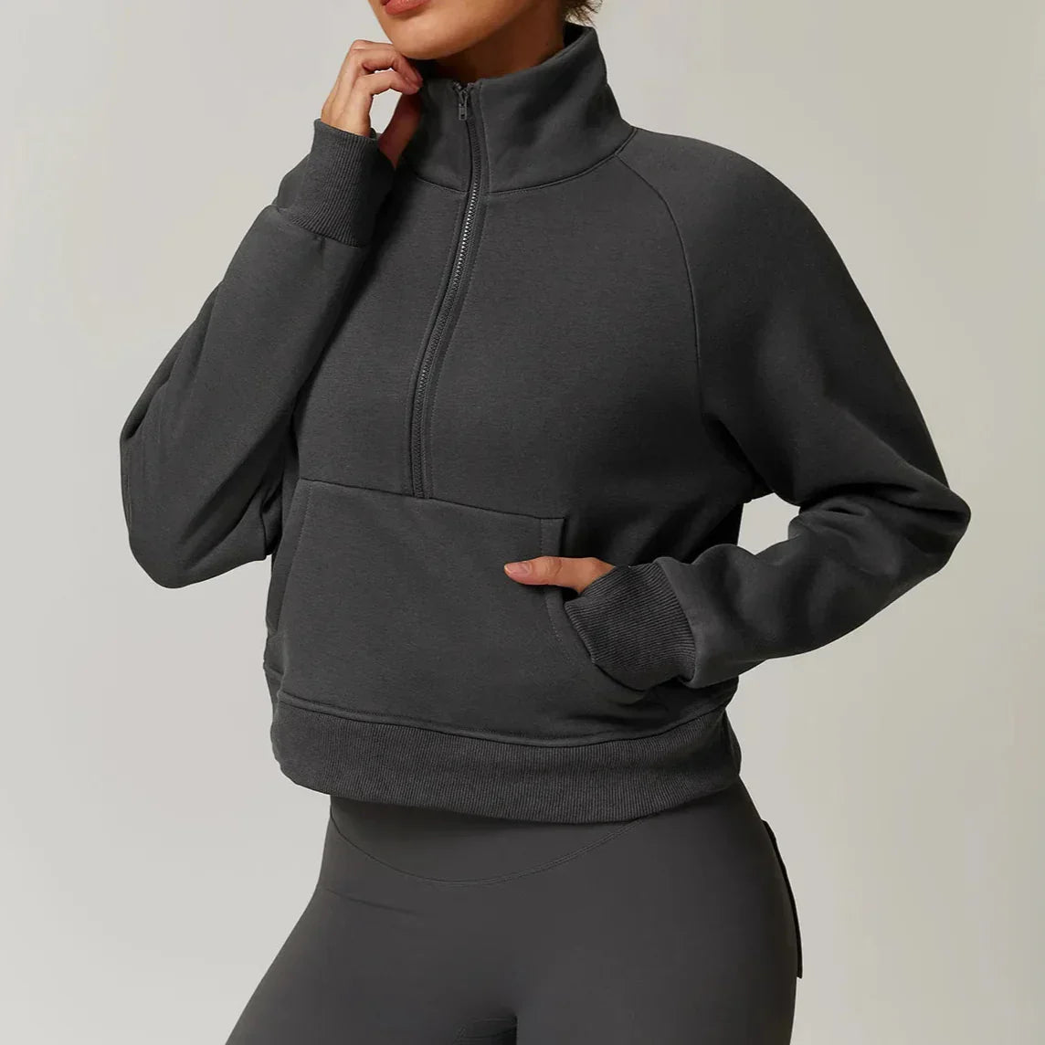 Vera | Sleek Half-Zip Sweater