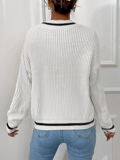 Christine | Elegant V-Neck Sweater