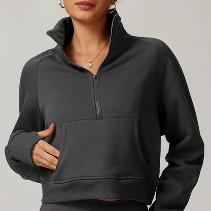 Vera | Sleek Half-Zip Sweater