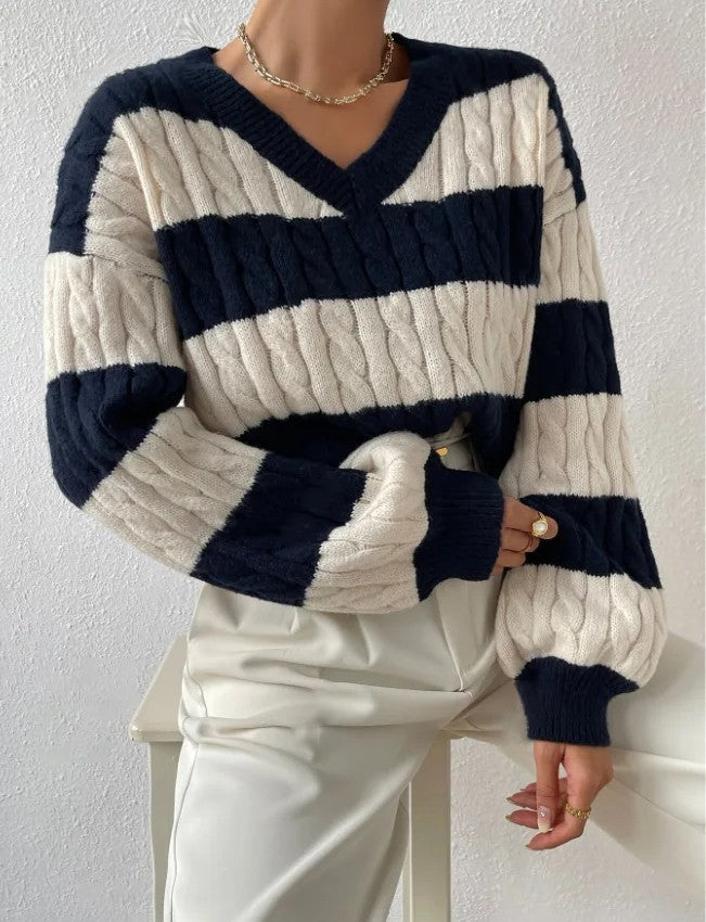 Romy | Luxe Stripe Sweater