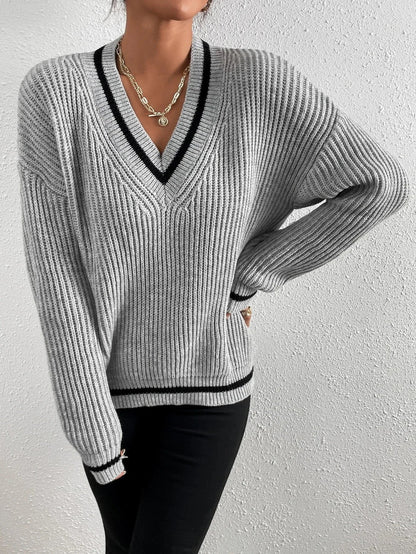 Christine | Elegant V-Neck Sweater