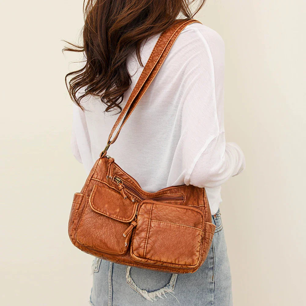 Emily | Vintage Shoulder Bag with Multiple Compartments