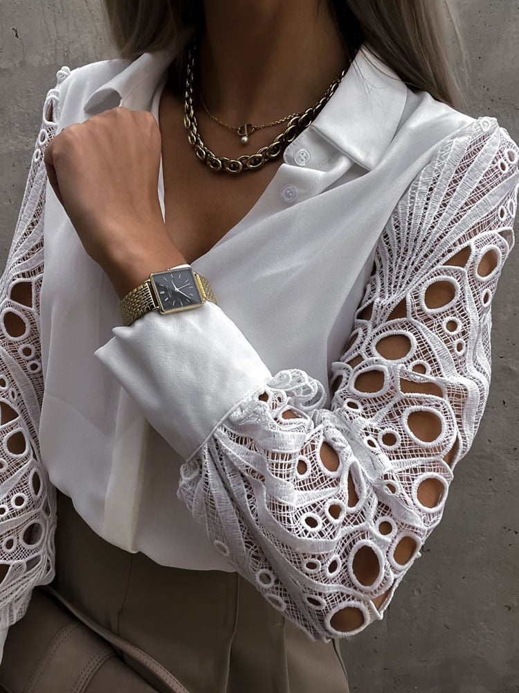 Arline | Lace Blouse