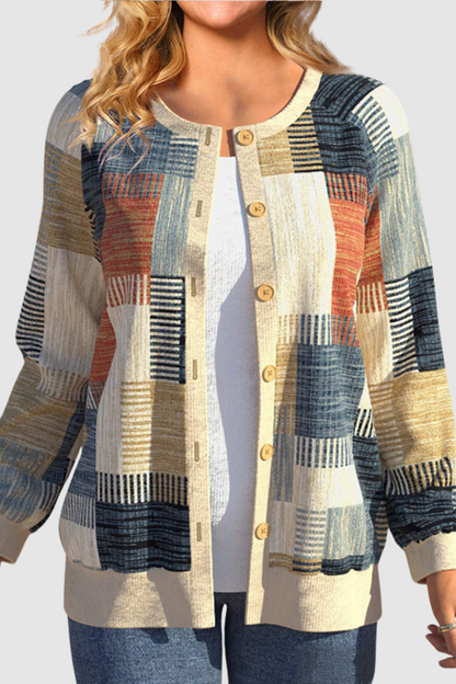 Acacia | Chic Patchwork Cardigan