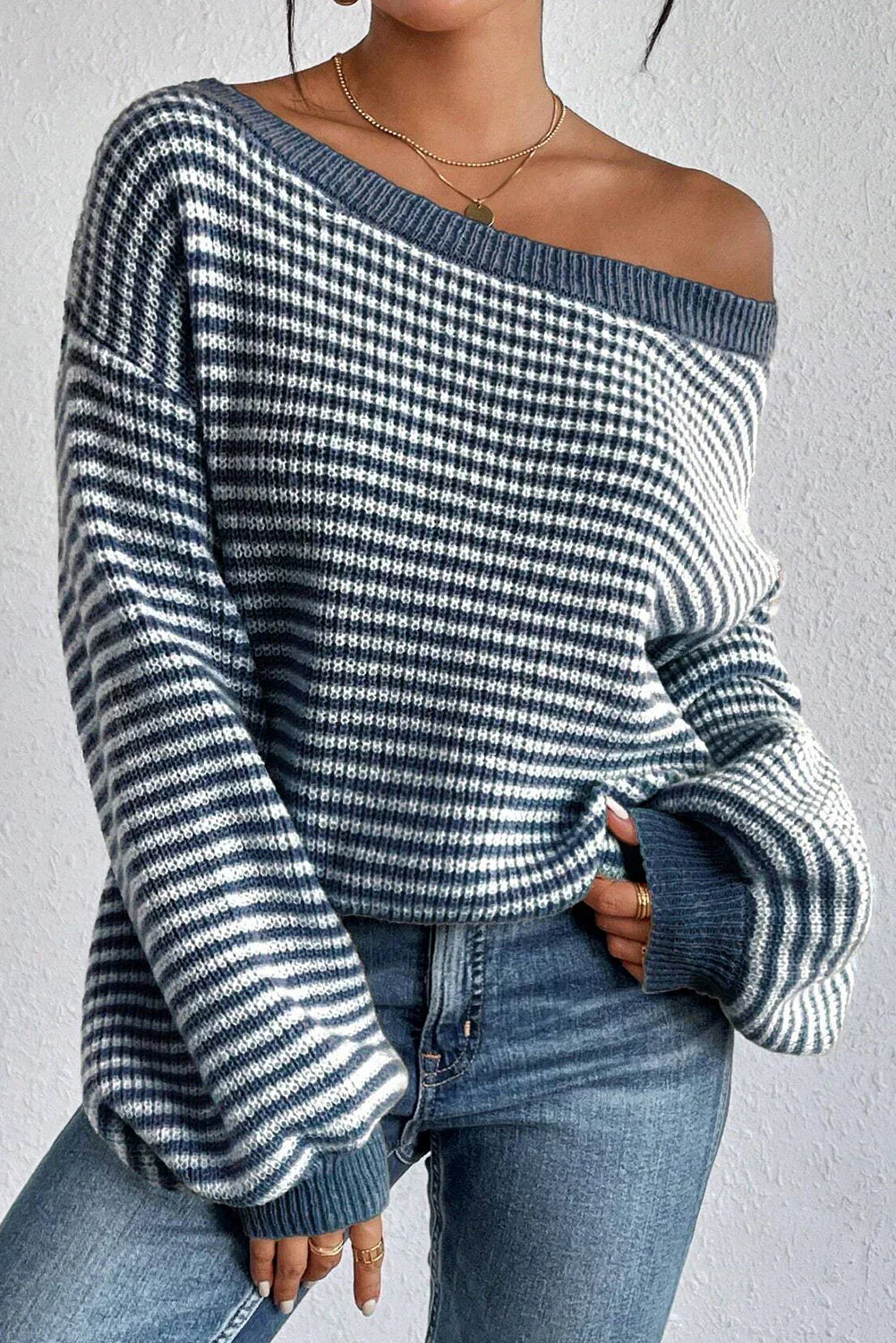 Zoya | Cozy Striped Knit Sweater