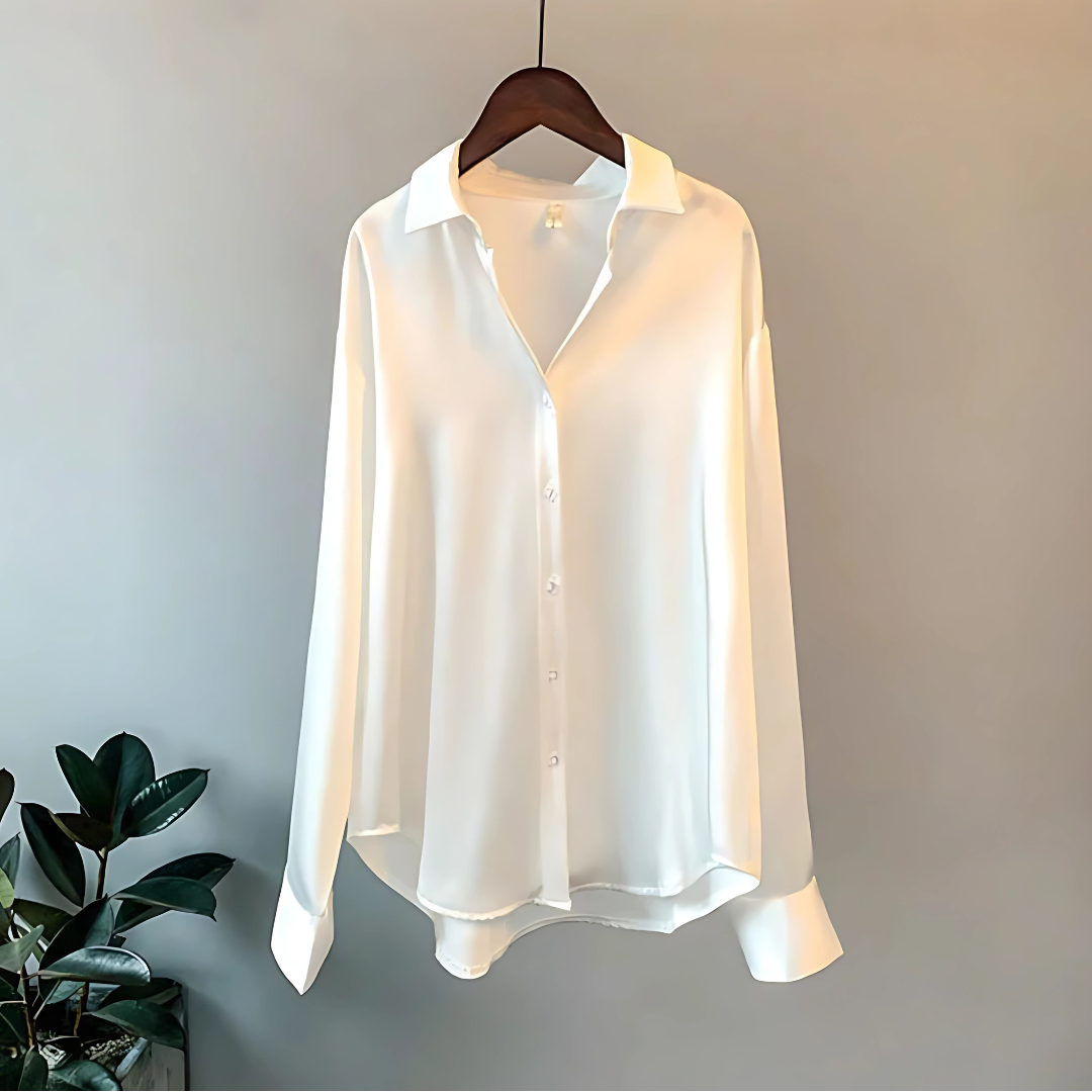 Jenny | Elegant Satin Blouse