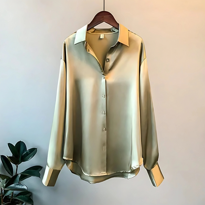 Jenny | Elegant Satin Blouse