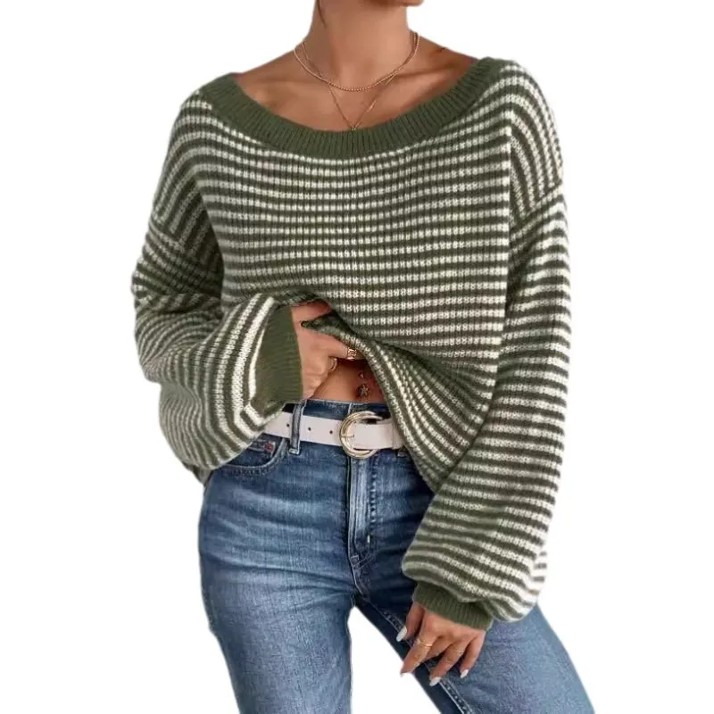 Zoya | Cozy Striped Knit Sweater