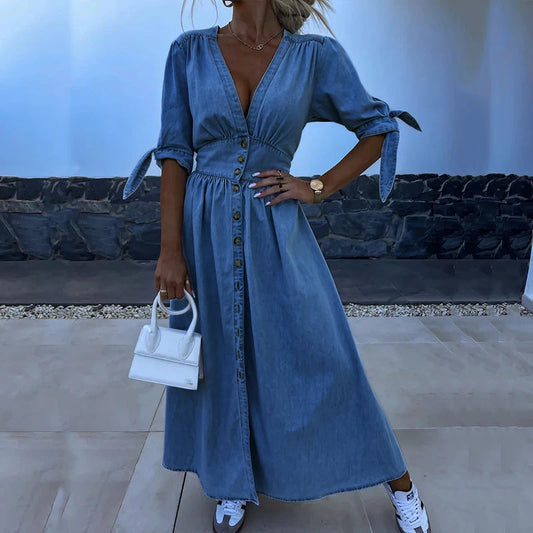 Clara | Denim Dress