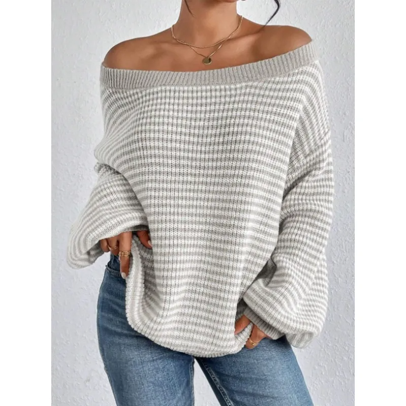 Zoya | Cozy Striped Knit Sweater