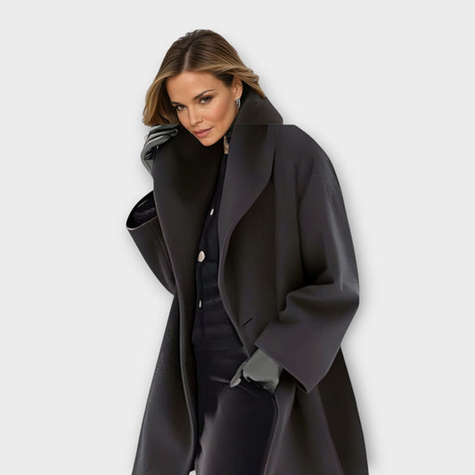 Isabelle - Elegant Coat with Stand-Up Collar