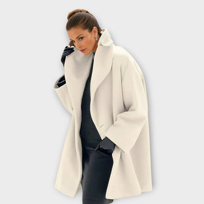 Isabelle - Elegant Coat with Stand-Up Collar