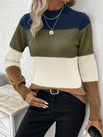 Elsie | Trendy Striped Sweater